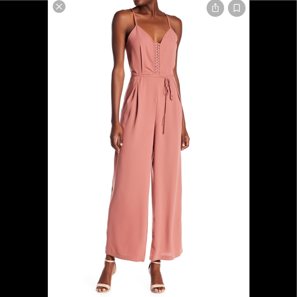 Sleeveless jumpsuit NWT (Caramel Color)